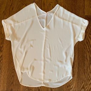 White loose fitting blouse